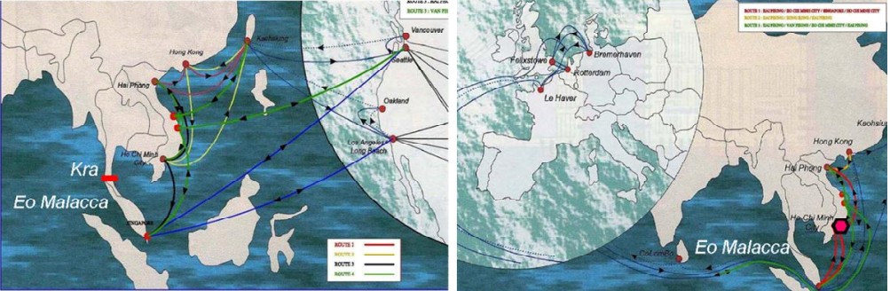 The connection between Vietnam and International Shipping Routes