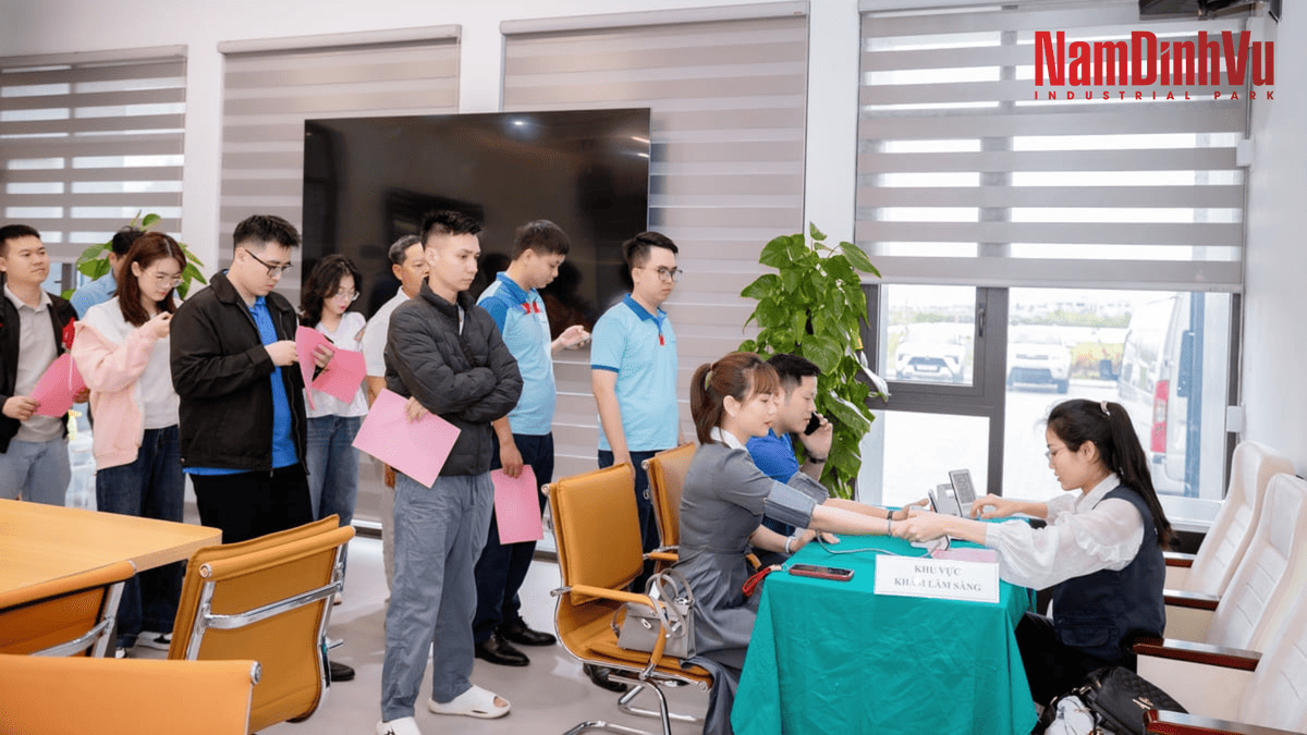 NGÀY HỘI HIẾN MÁU NHÂN ĐẠO 2026 TẠI KCN NAM ĐÌNH VŨ 3 Hien mau nhan dao 2