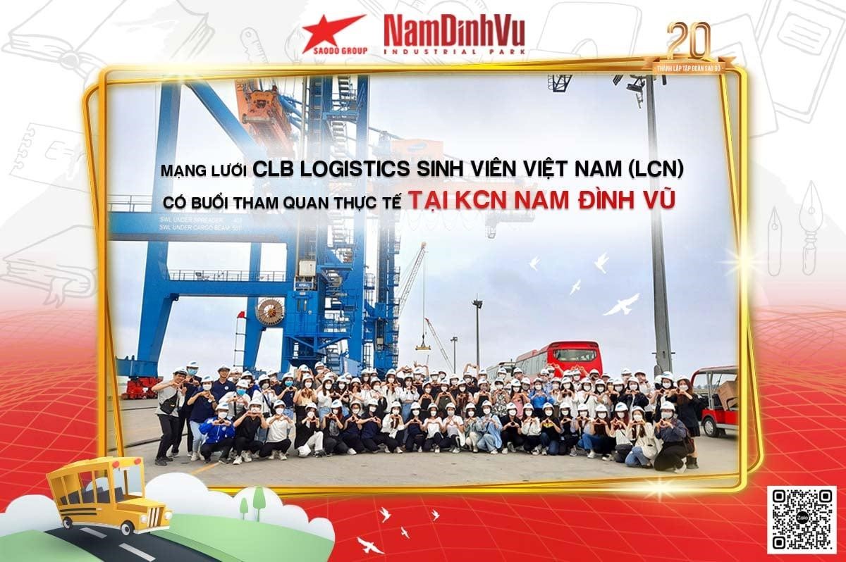 KCN Nam Đình Vũ chào đón CLB Logistics Sinh viên Việt Nam vào năm 2022
