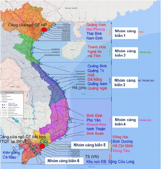 Characteristics Of The Vietnam Seaports 2022 Updated   Maps Of Vietnam Seaports In Group 