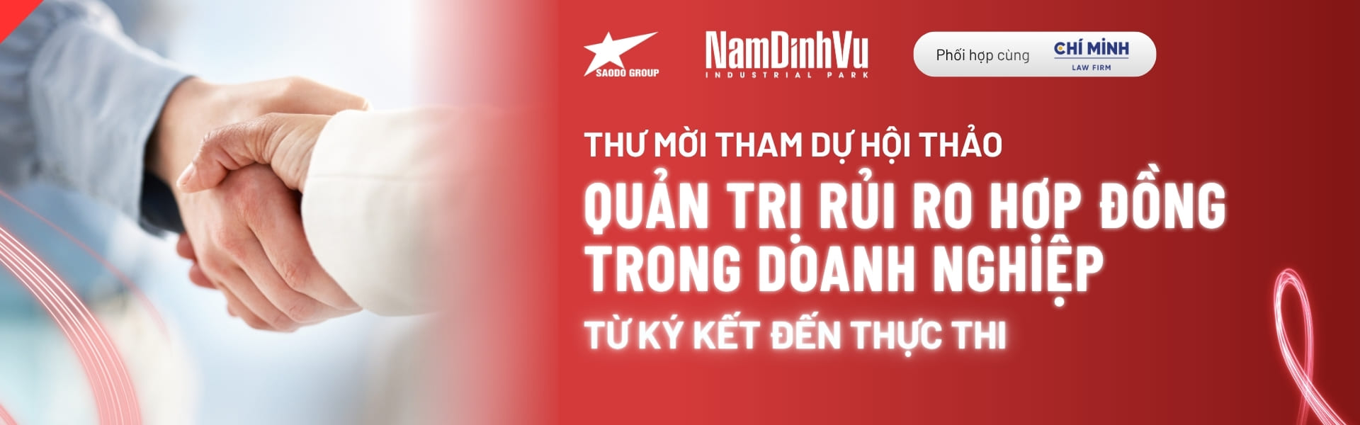 Thư mời Hội thảo “Quản trị rủi ro hợp đồng trong doanh nghiệp – Từ ký kết đến thực thi” 1 Post 2 hoi thao banner blog title only