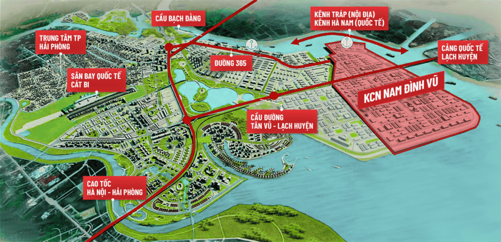 Các vùng kinh tế trọng điểm của Việt Nam năm 2023 1 ket noi dia ly cua kcn nam dinh vu 1