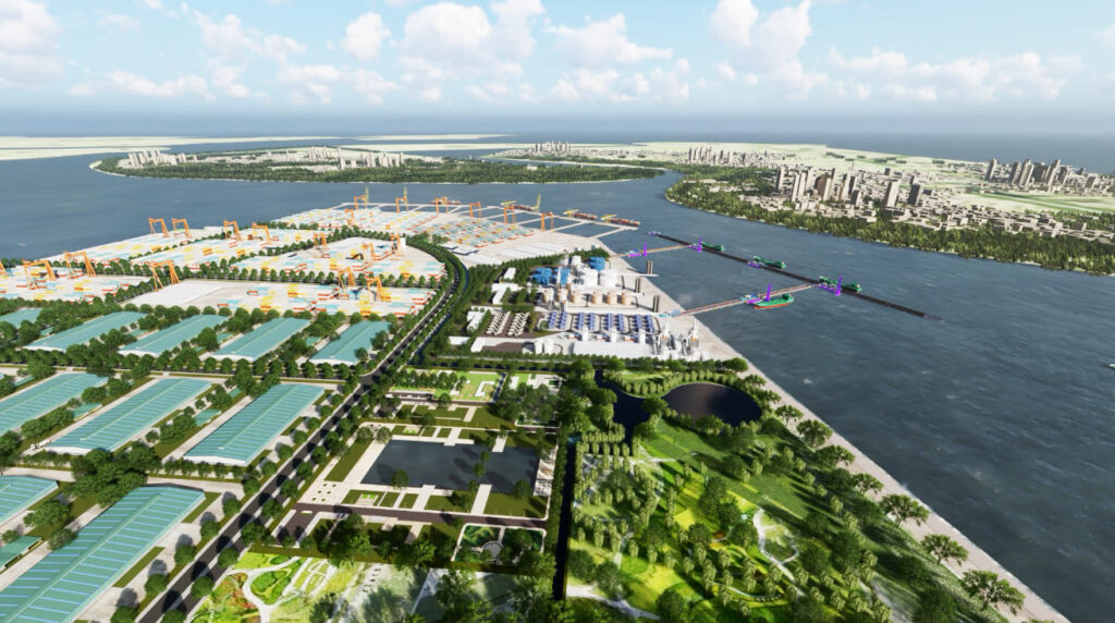 Vị trí đắc địa KCN Nam Đình Vũ vi tri dac dia